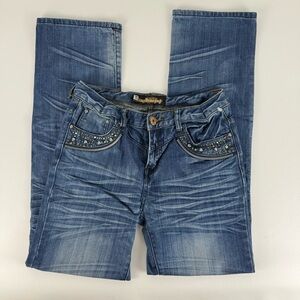 Xiangying Embellished Denim Jeans